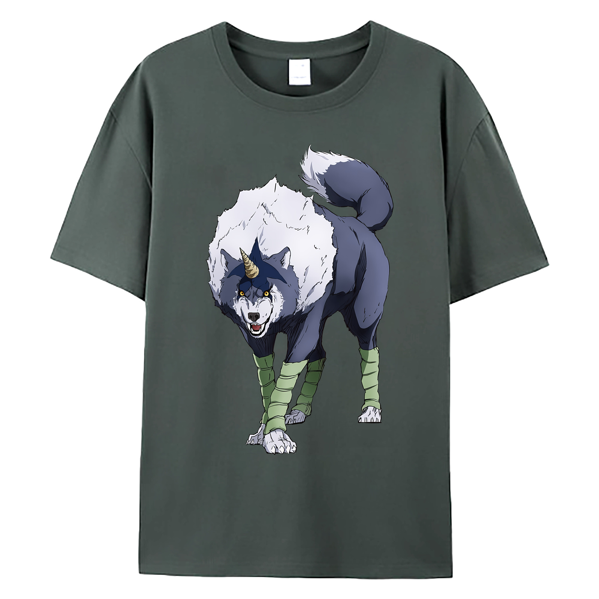 （画像用） 転スラ Regarding Reincarnated to Slime 綿100％ メンズ半袖Tシャツ｜肌触りやわらか＆通気性
